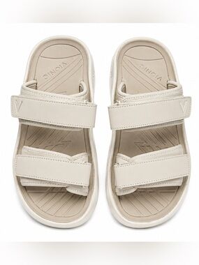 Vionic Renewal Sport Sandals White Cream Chunky Platform Women’s Size 8